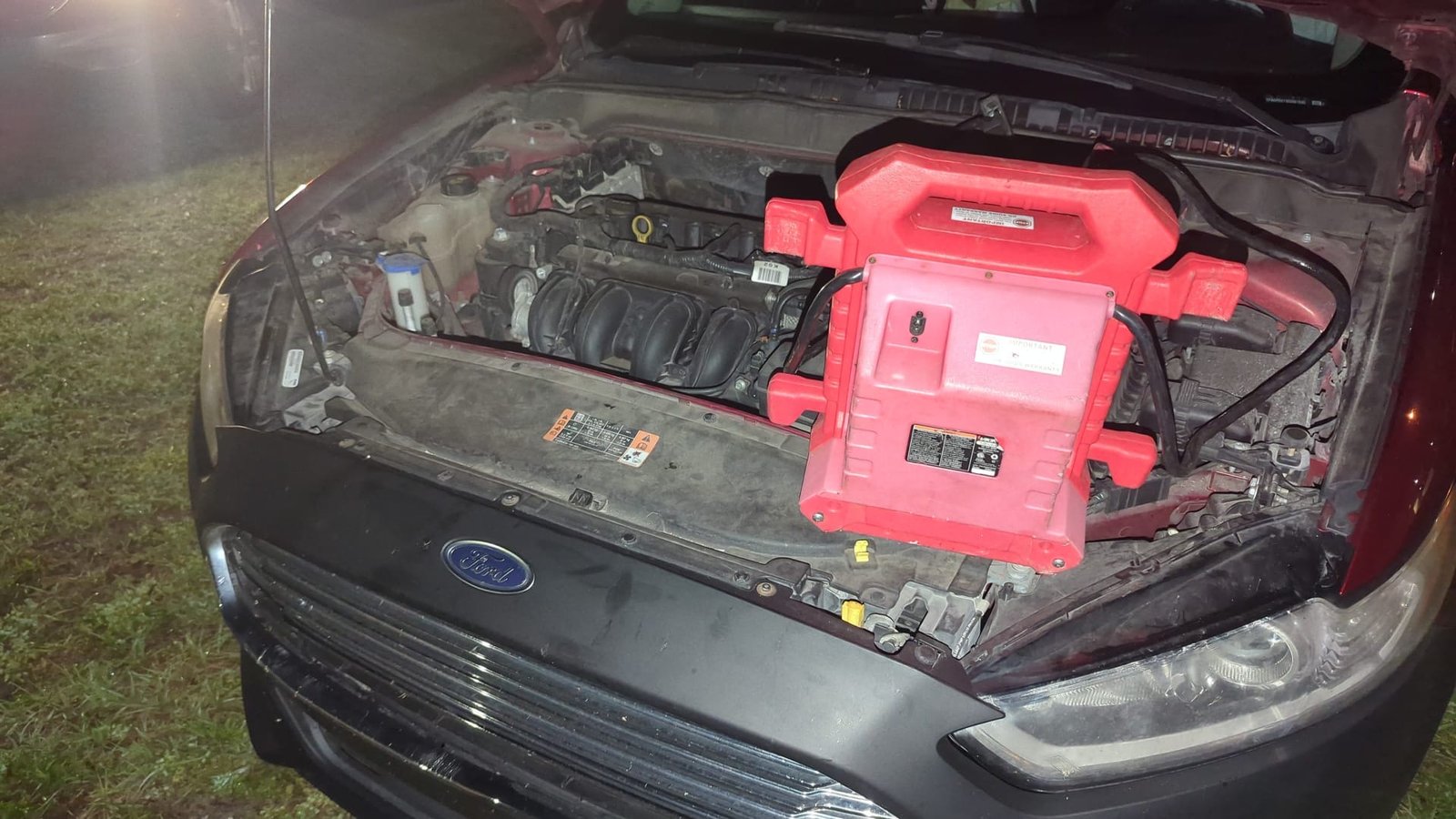 Jump start service by Airell Towing